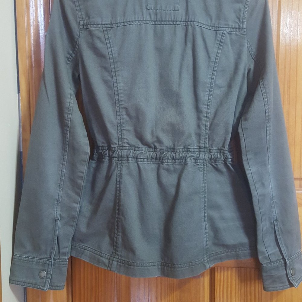 Hollister Utility Twill Cinched Waist Jacket - Picture 4 of 6